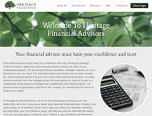 Tablet Screenshot of heritagefa.com